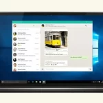 WhatsApp on a Computer